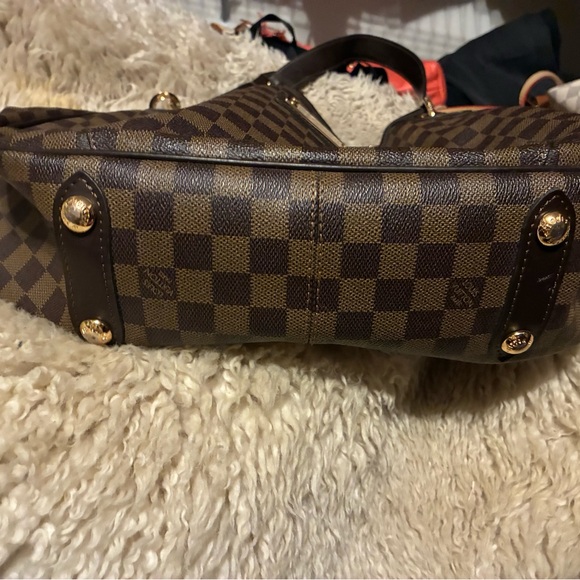 Louis Vuitton Brown Checkered Shoulder Bag - Picture 5 of 8